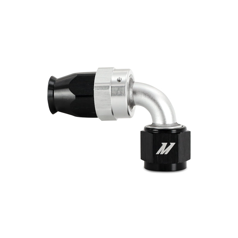 Mishimoto Aluminum PTFE -4AN 90 Degree Fitting Black - #MMFT-SW-04P-90