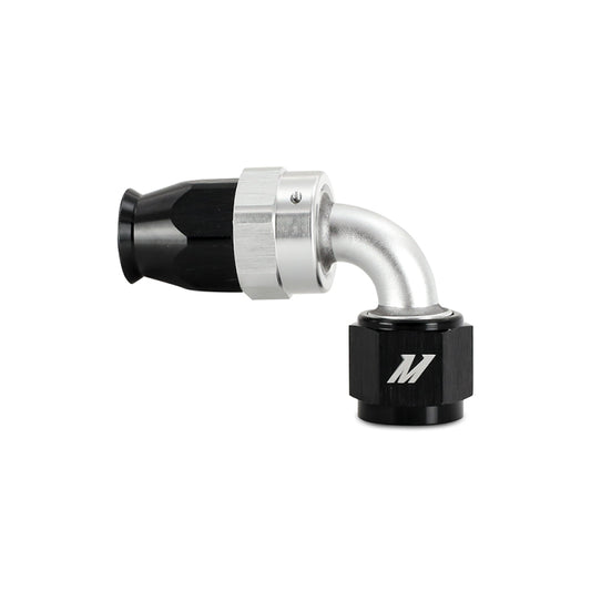Mishimoto Aluminum PTFE -4AN 90 Degree Fitting Black - #MMFT-SW-04P-90