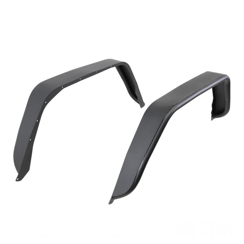 Westin 62-1065 Tube Fenders Rear for 2020-2026 Jeep Gladiator Textured Black