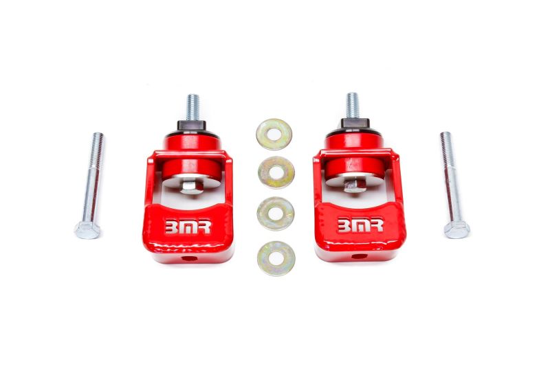 BMR 2010-2015 5th Gen Camaro Motor Mount Kit (Polyurethane) - Red (Spacers Not Included)