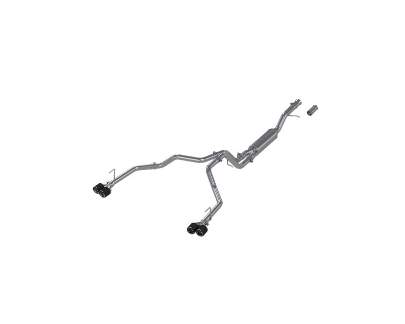 MBRP Tahoe / GMC Yukon 3in Cat-Back Dual Split Exhaust w/ Quad Carbon