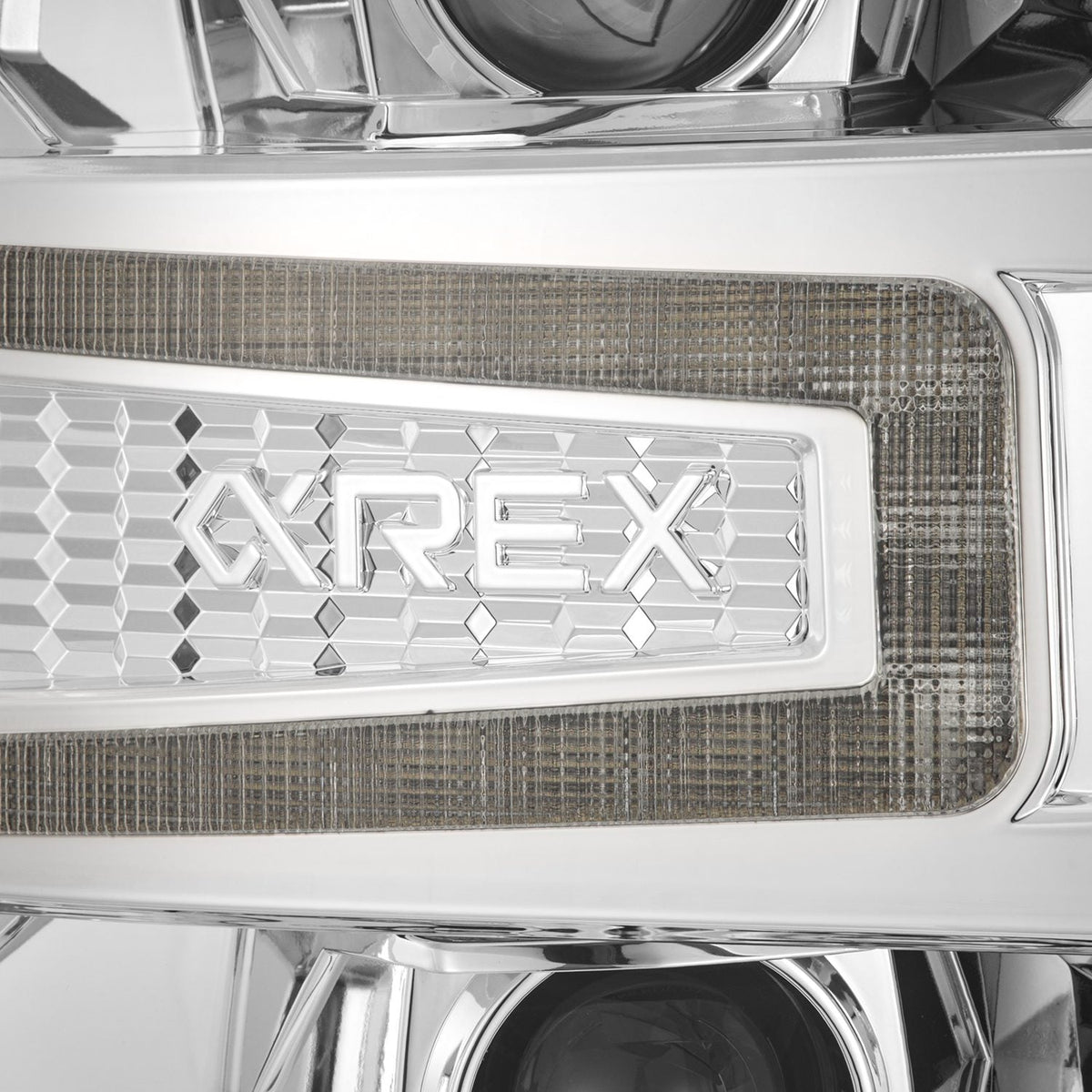 AlphaRex 880235 16-18 Chevrolet 1500 HD LUXX LED Projector Headlights Chrome with Sequential Activation Light / Sequential Signal (Req PN 810023)