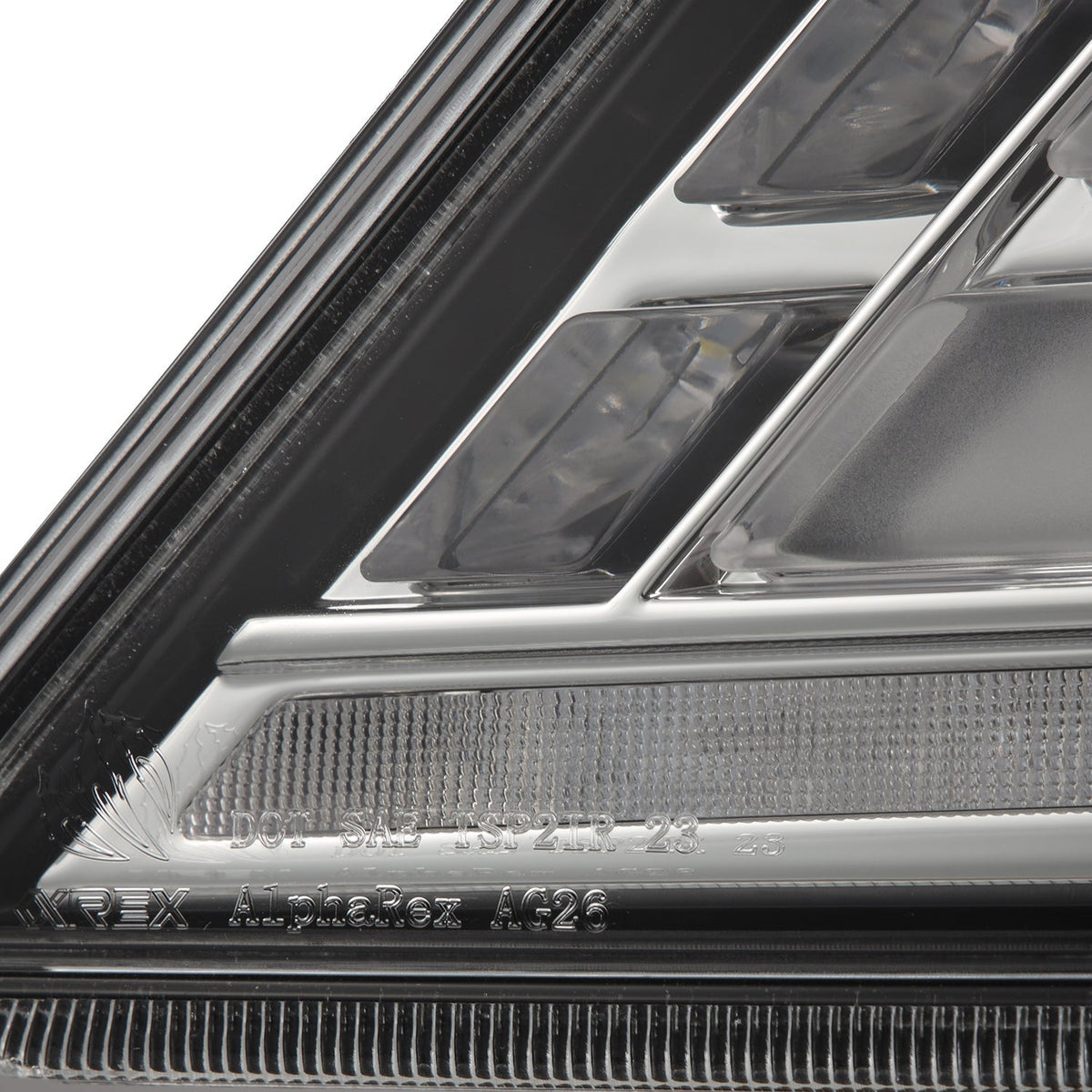 AlphaRex 676030 16-21 Honda Civic Hatchback / Type-R FK8 Nova-Series LED Tail Lights (Pair) - Clear