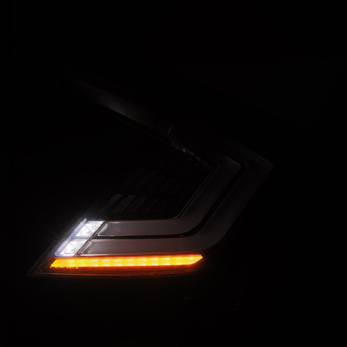 AlphaRex 676040 16-21 Honda Civic Hatchback / Type-R FK8 Nova-Series LED Tail Lights - Clear Smoke