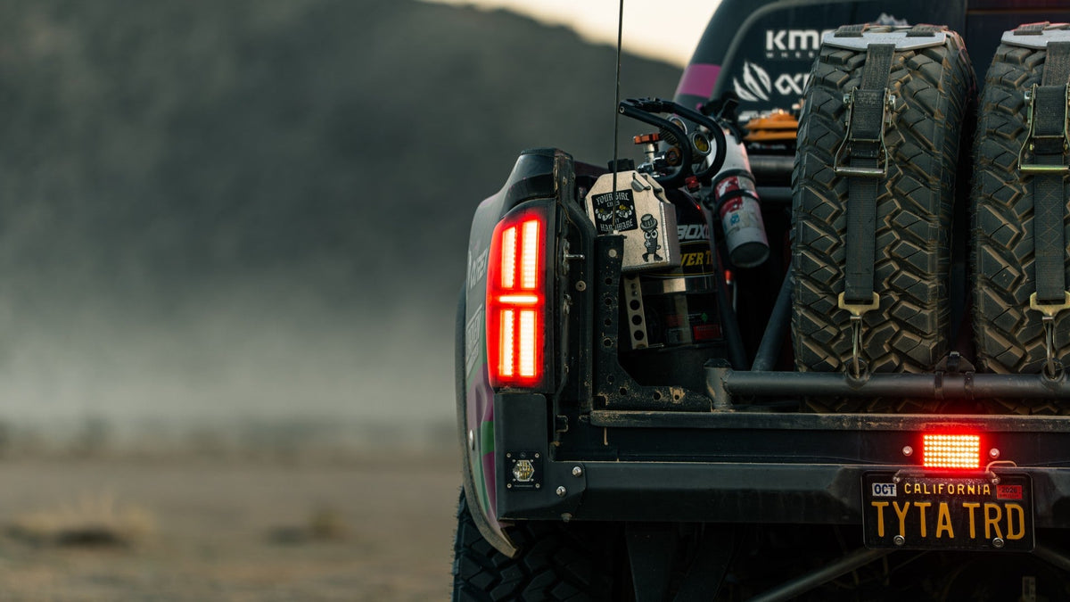 AlphaRex 680092 16-23 Toyota Tacoma/Tundra NOVA-Series Prismatic LED Tail Lights Alpha-Black