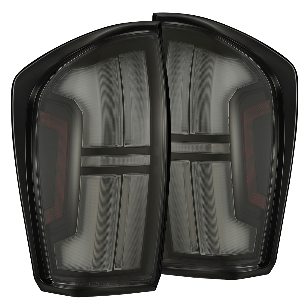 AlphaRex 680092 16-23 Toyota Tacoma/Tundra NOVA-Series Prismatic LED Tail Lights Alpha-Black