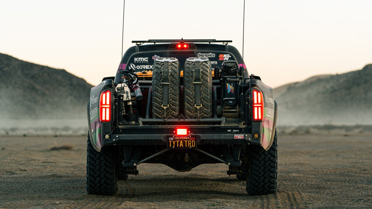 AlphaRex 680092 16-23 Toyota Tacoma/Tundra NOVA-Series Prismatic LED Tail Lights Alpha-Black