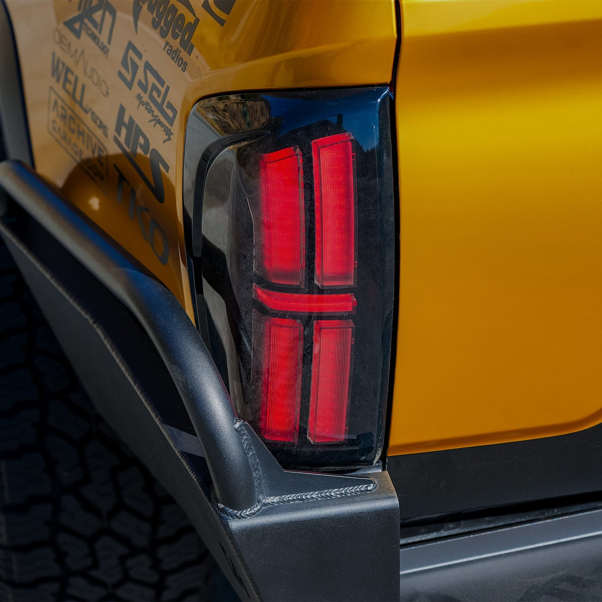AlphaRex 680082 16-23 Toyota Tacoma/Tundra NOVA-Series Prismatic LED Tail Lights Black