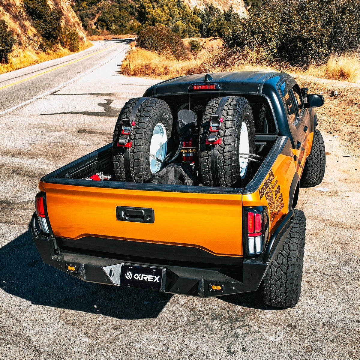 AlphaRex 680082 16-23 Toyota Tacoma/Tundra NOVA-Series Prismatic LED Tail Lights Black