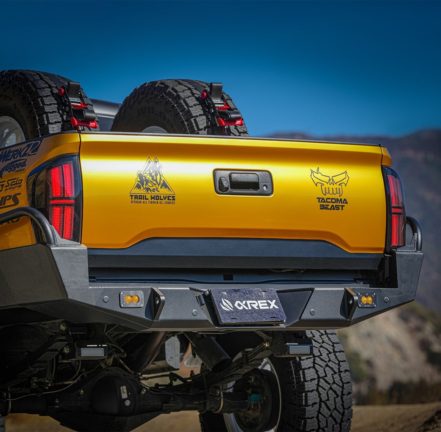 AlphaRex 680082 16-23 Toyota Tacoma/Tundra NOVA-Series Prismatic LED Tail Lights Black