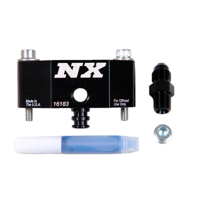 Nitrous Express Billet Fuel Rail Adapter for 99-04 Ford 4.6L/5.4L 2V 16183