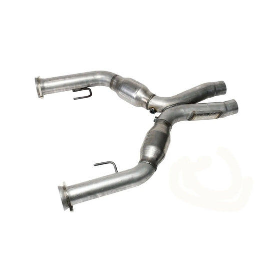 BBK Performance 16431 Short Mid X-Pipe with Catalytic Converters (2-3/4 in) for 2005-2010 Ford Mustang V6 (4.0L)