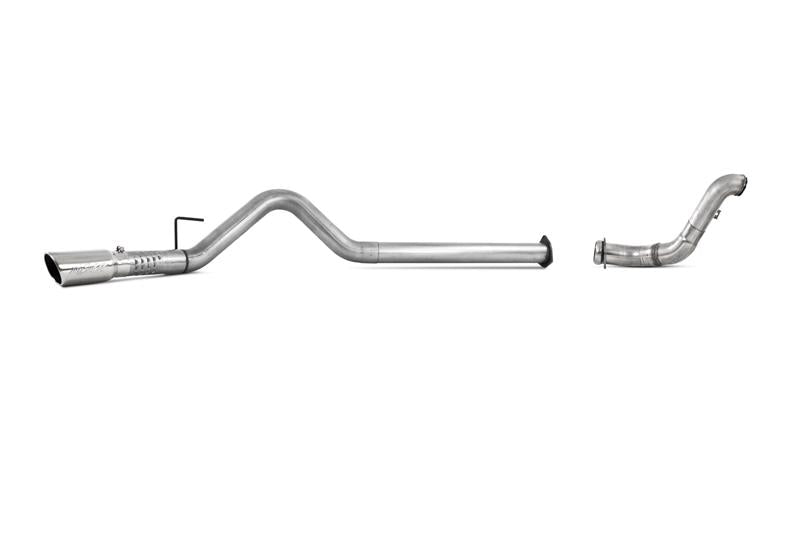 MBRP Ford 6.7L F-250/350/450 4in Filter Back Alum and Down Pipe Exhaust