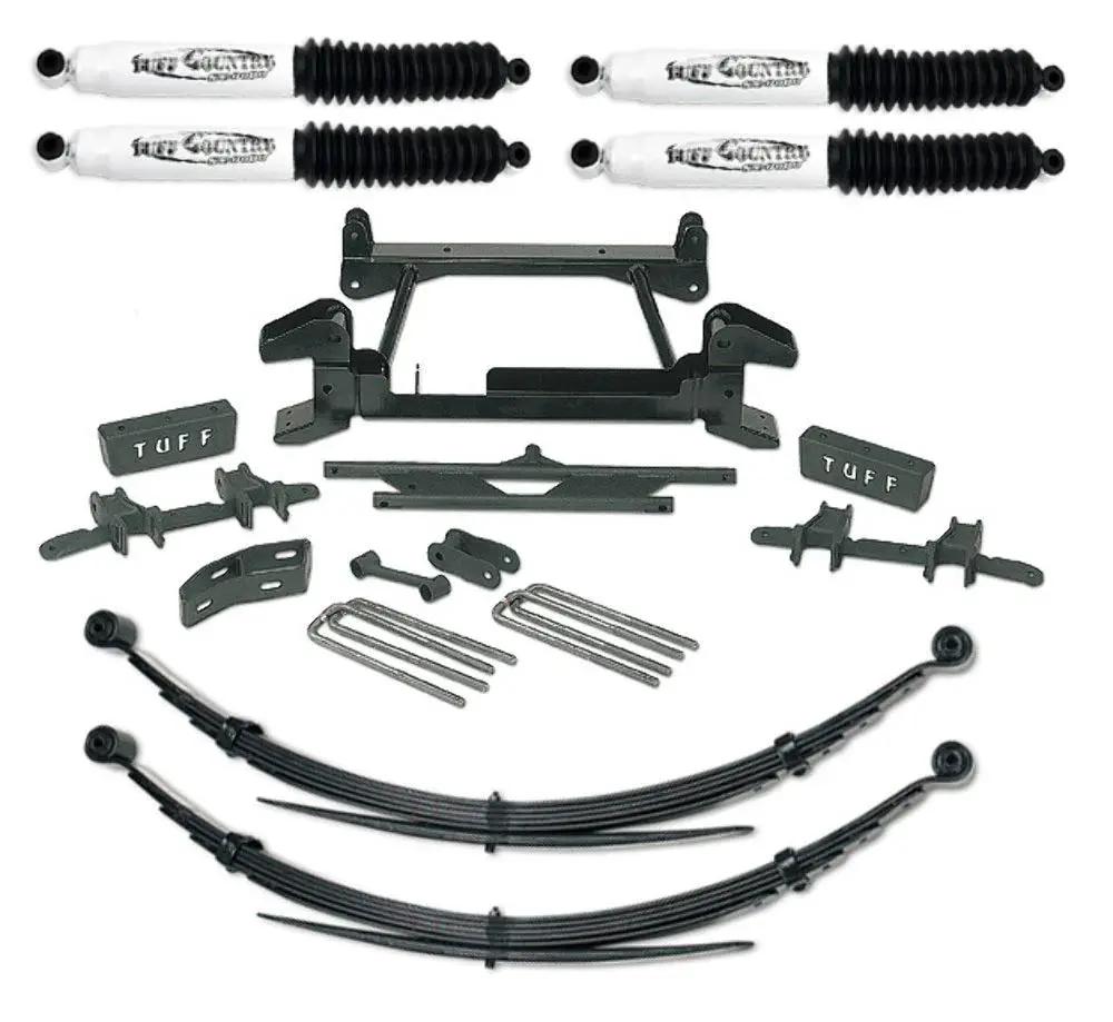 Tuff Country 16812KN 6in Lift Kit with Rear Leaf Springs SX8000 for 1988-1998 Chevrolet K1500 4WD
