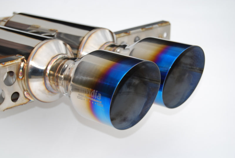 Invidia HS17CHB7GM2ST 17-21 Honda Civic Hatchback Sport Gemini R400 Titanium tip Cat-back Exhaust