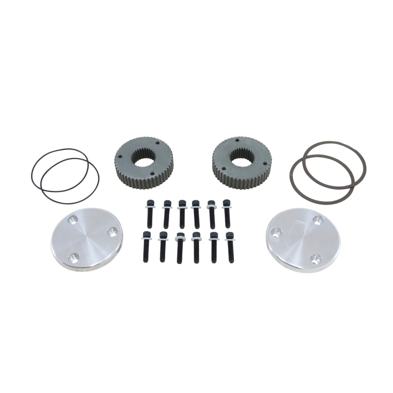 Yukon Gear & Axle YHC50004 Hardcore Drive Flange Kit For Dana 60 / 30 Spline Outer Stubs Non-Engraved Caps