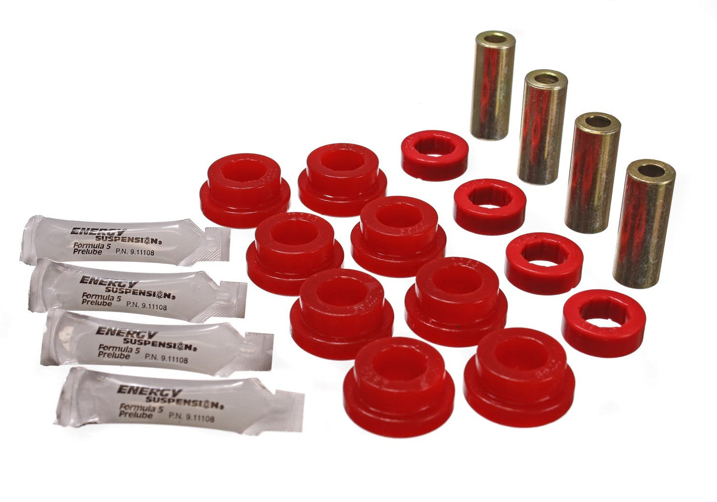 Energy Suspension for 89-95 Civic Red Rear Arm Control Arm Bushing Set 16.3104R