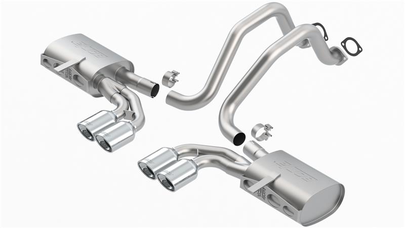 Borla 140426 97-04 Chevrolet Corvette 5.7L 8cyl Touring SS Catback Exhaust - #140426