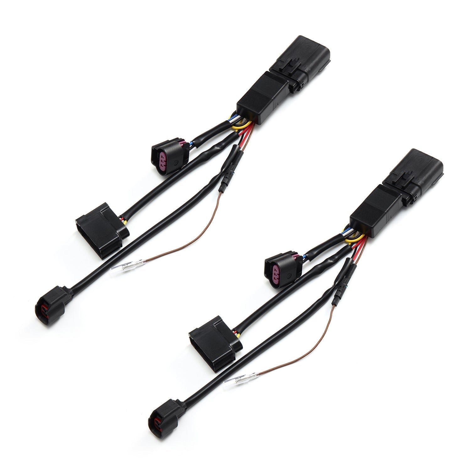AlphaRex 810054 17-19 Ford F250/F350/F450/F550 Stock LED Projector Headlight Converters - Pair