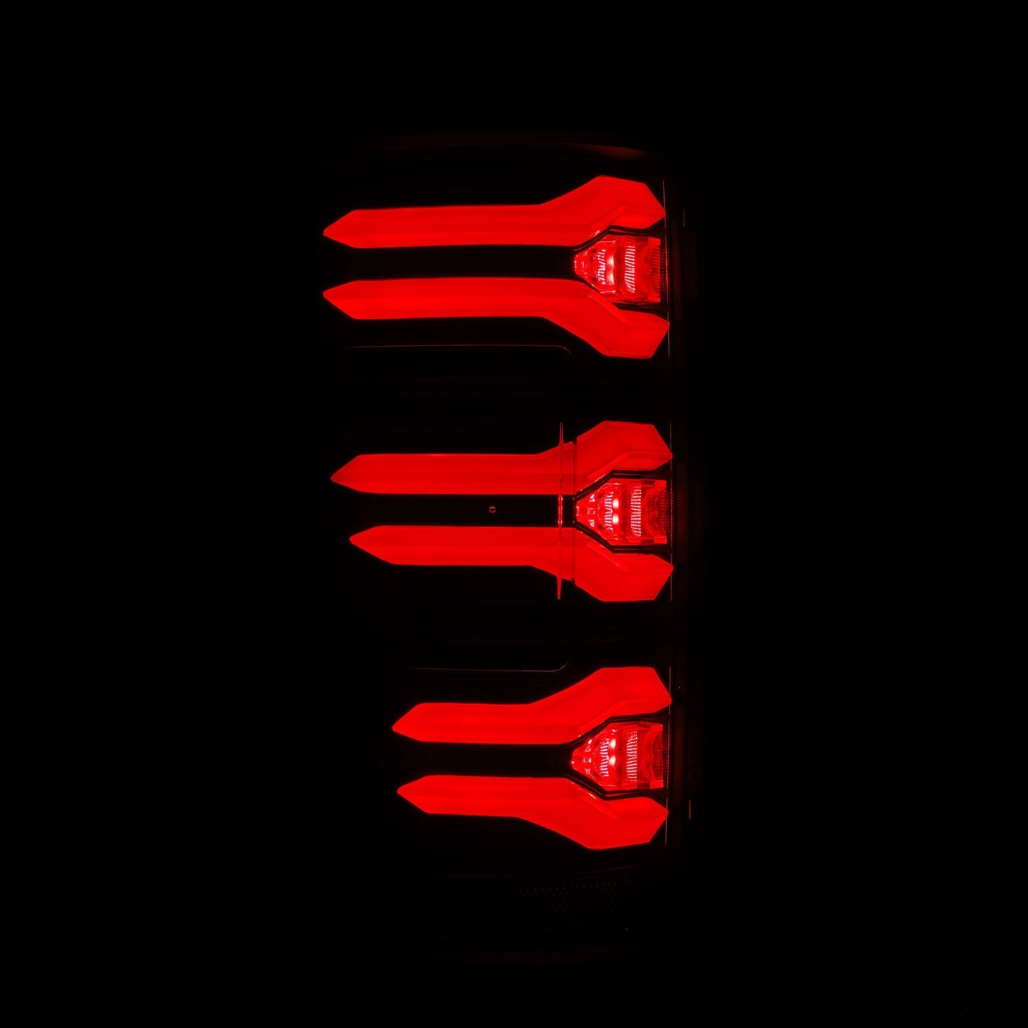 AlphaRex 659091 17-19 Ford F150/F250/F350 LUXX LED Taillights - Black