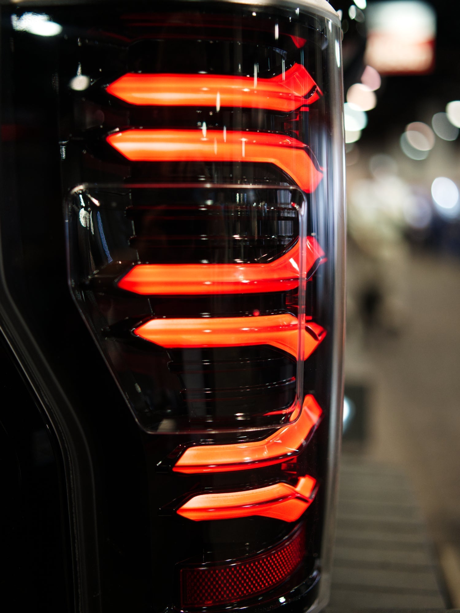 AlphaRex 659092 17-19 Ford F150/F250/F350 LUXX LED Taillights - Black-Red