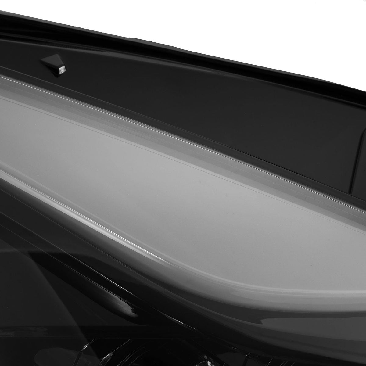 AlphaRex 880859 17-22 Tesla Model 3/20-23 Model Y NOVA LED Projector Headlights Alpha-Black with Activation Light & Sequential Signal