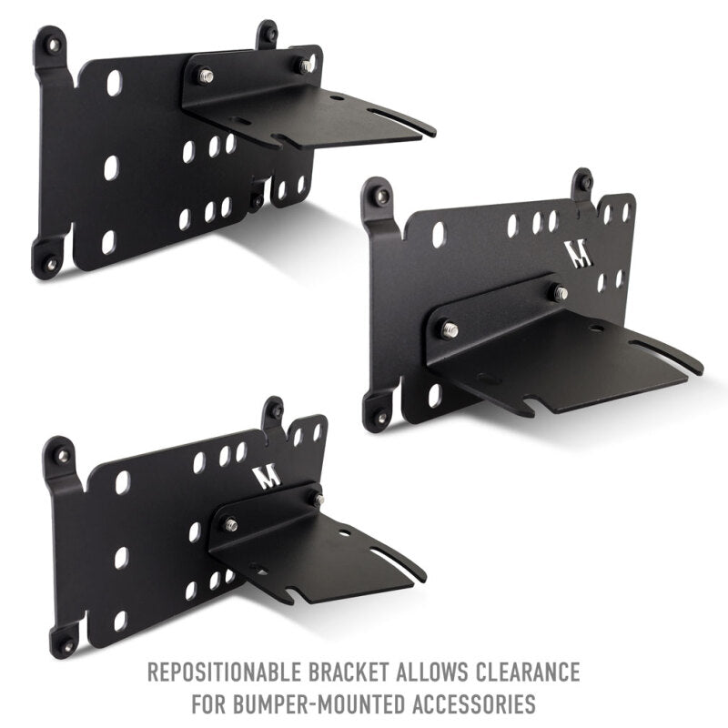 Mishimoto 2021+ Ford Bronco Modular Bumper License Plate Relocation - #MMLP-BR-21M