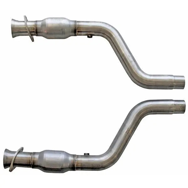 BBK Performance 40551 Short Mid Pipe Kit with High Flow Catalytic Converters (2-1/2 in) for 2006-2010 Dodge Charger / Challenger (3.5L V6)