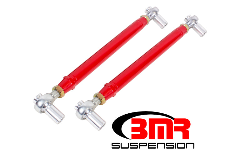 BMR 1999-2004 Mustang Chrome Moly Lower Control Arms with Double Adj. Rod Ends - Red