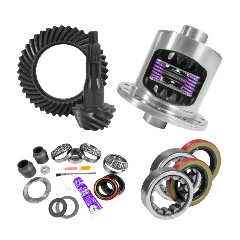 Yukon Gear & Axle YGK2092 9.75in for Ford 3.73 Rear Ring & Pinion Install Kit 34 Spline Positraction Axle Bearings