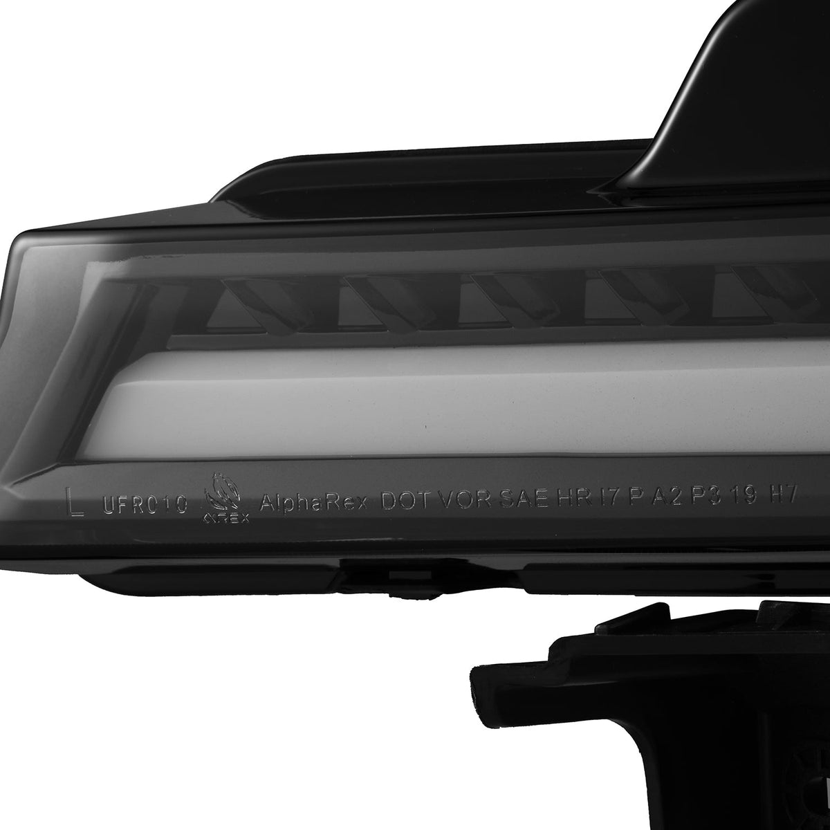 AlphaRex 880174 18-20 Ford F-150 LUXX LED Projector Headlights Plank Style Jet Black with Activation Light/Sequential Signal/DRL