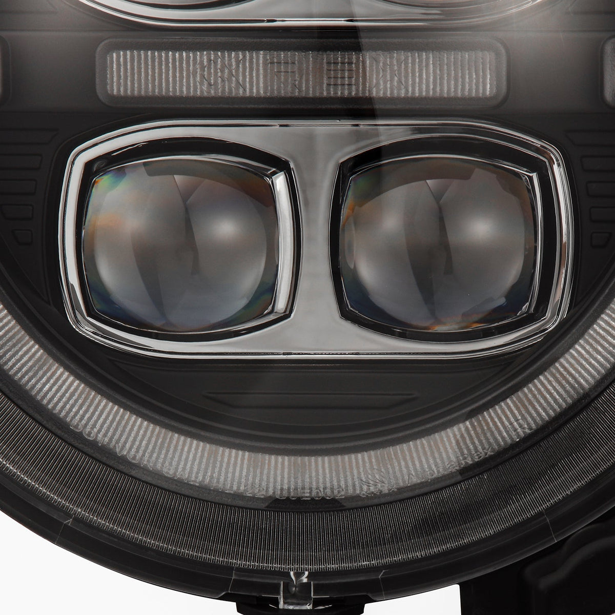 AlphaRex 880868 18-23 Jeep Wrangler JL/Gladiator JT LED Projector Headlights Black with Activation Light/Sequential Signal/DRL