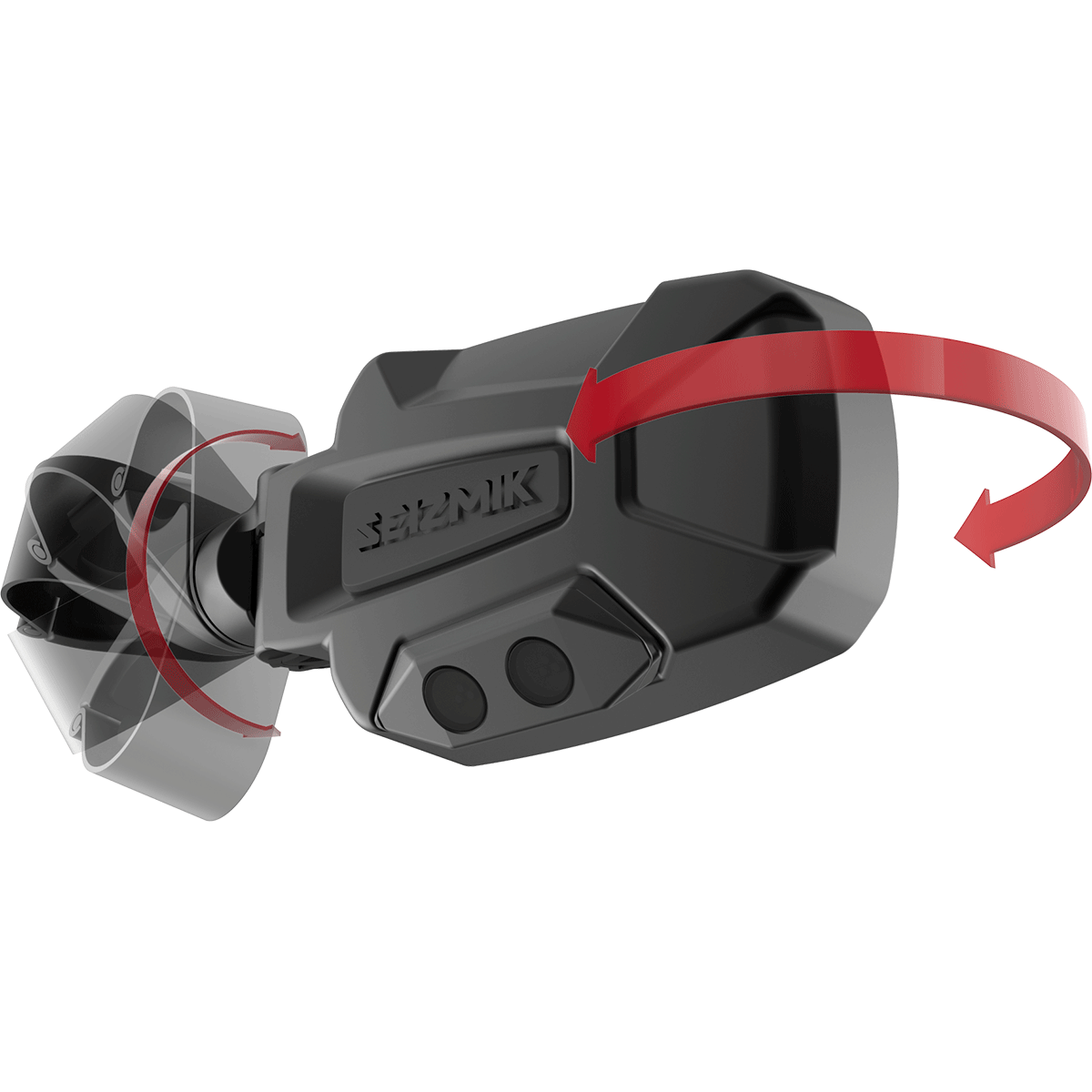 Seizmik 01+ A Cat/Hon/JD/Kaw/Pol/Suz/Yam Pursuit Night Vision LED Mirror - 1.75 in. Clamp Pair 18086