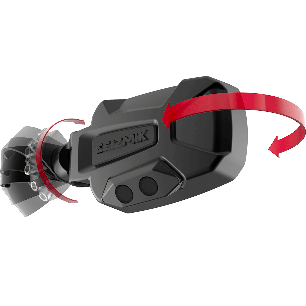 Seizmik 13+ Can/CFM/JD/Pol Pursuit Night Vision LED Mirror - Pro-fit Clamp Pair 18088