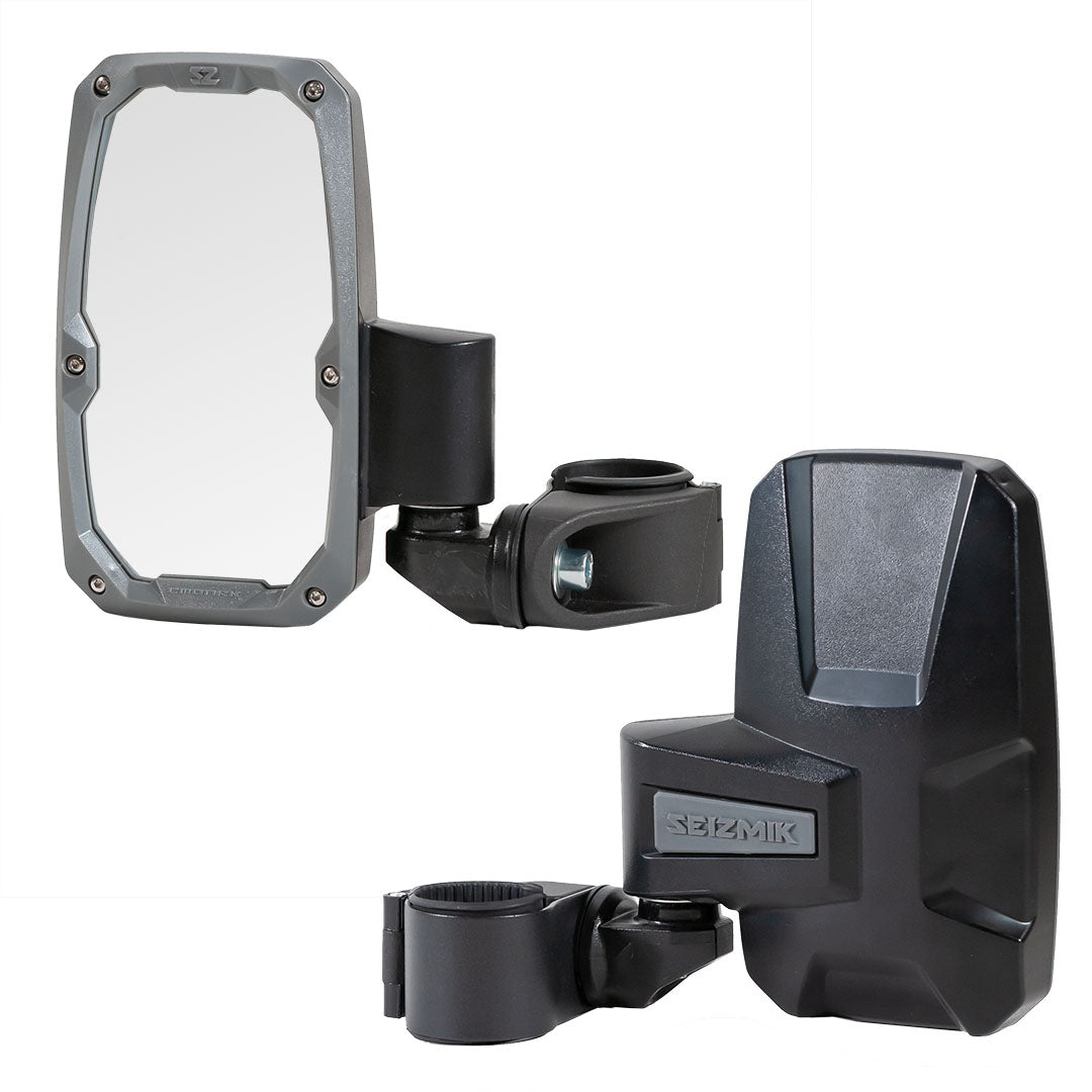 Seizmik 01+ A Cat/Hon/JD/Kaw/Pol/Suz/Yam Embark Sideview Mirror - 1.75 in. Clamp Pair 56-18104