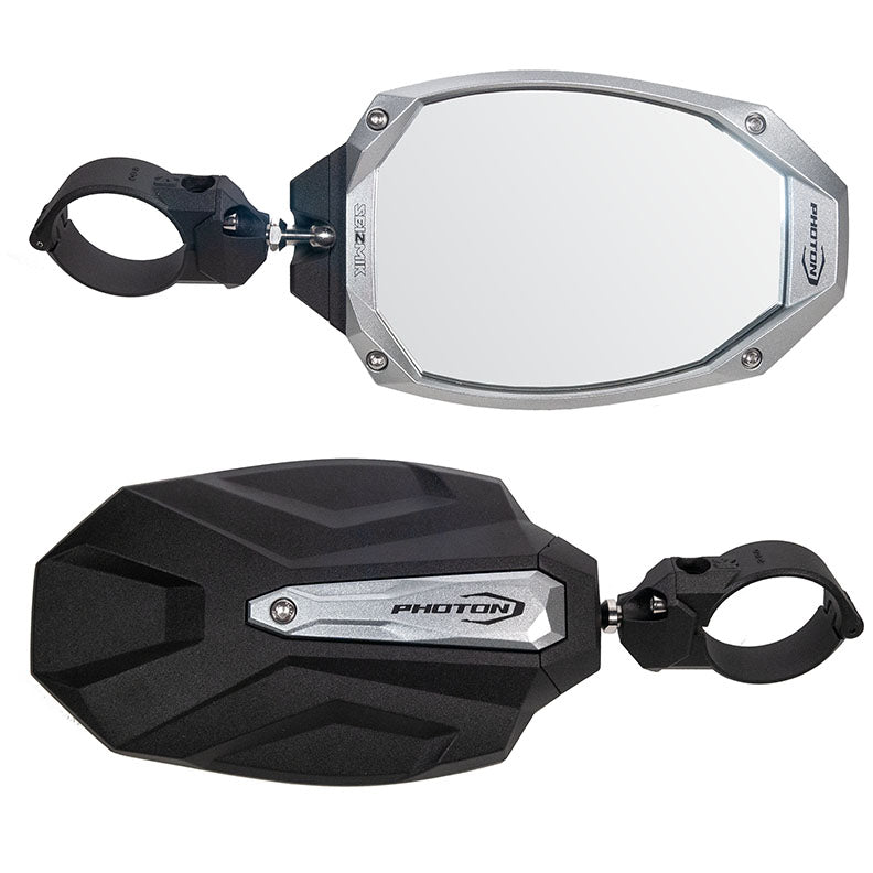 Seizmik 01+ A Cat/Hon/JD/Kaw/Pol/Yam Photon Sideview Mirror - 1.75 in. Clamp Pair 18107
