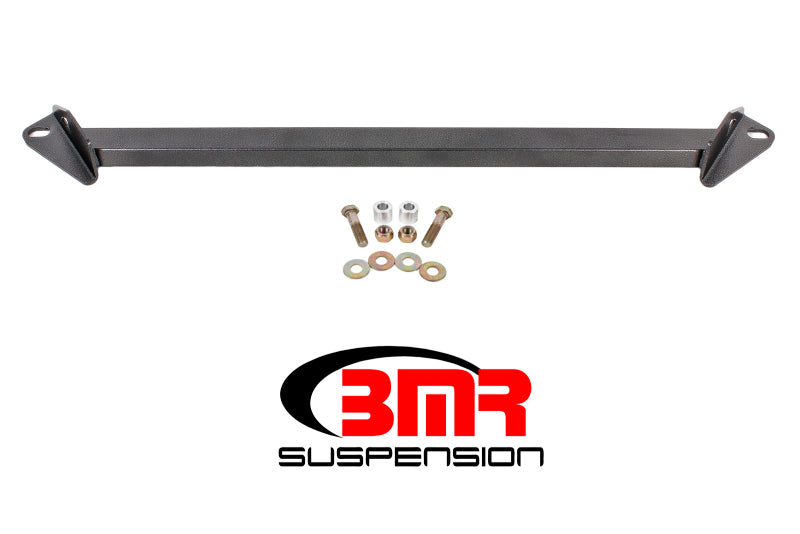 BMR 2015-2023 S550 Mustang Front 2-Point Subframe Chassis Brace - Black Hammertone