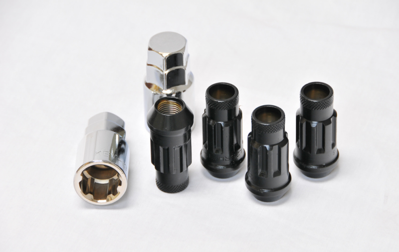Wheel Mate 33005B Monster Open End Lug Nuts Black 1/2in-20 - Set of 4