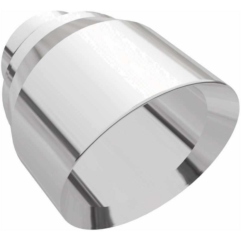 MagnaFlow 35224 Tip Stainless Double Wall Round Single Outlet Polished 4.5in DIA 2.5in Inlet 5.75in Length - #35224