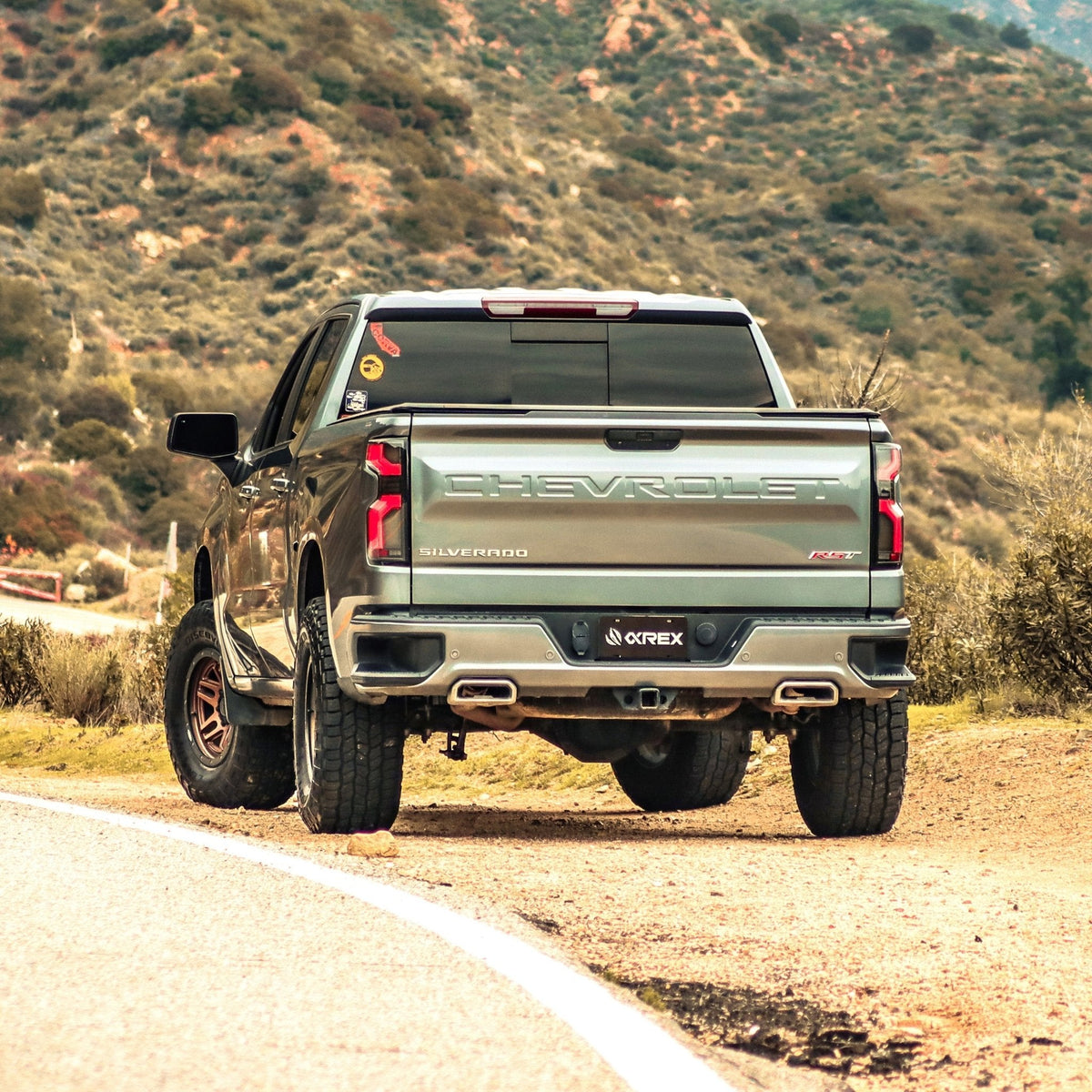 AlphaRex 620088 19-24 Chevrolet Silverado 1500 / 20-24 2500 HD/3500 HD LUXX-Series LED Tail Lights Black