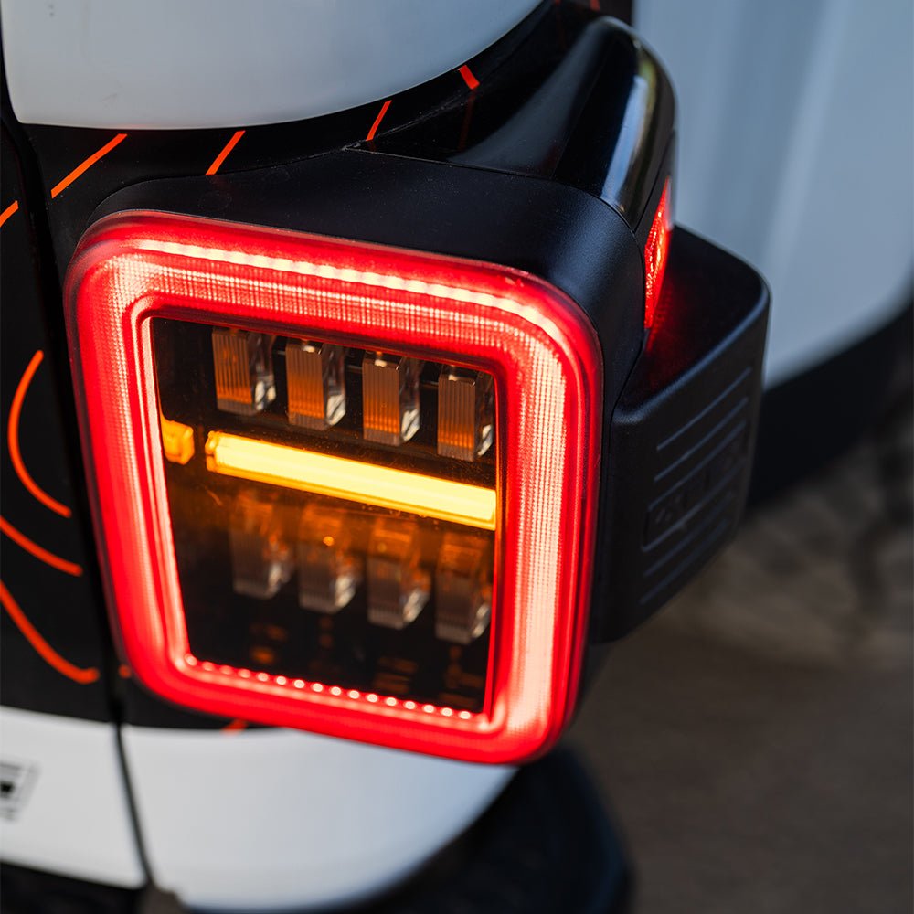 AlphaRex 602060 19-24 Jeep Gladiator JT Nova-Series Prismatic LED Tail Lights - Chrome
