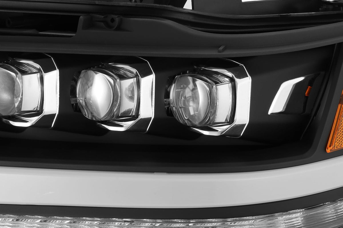 AlphaRex 880518 19-20 Ram 1500 HD NOVA LED Projector Headlight Plank Style Matte Black with Activation Light/Sequential Signal/DRL