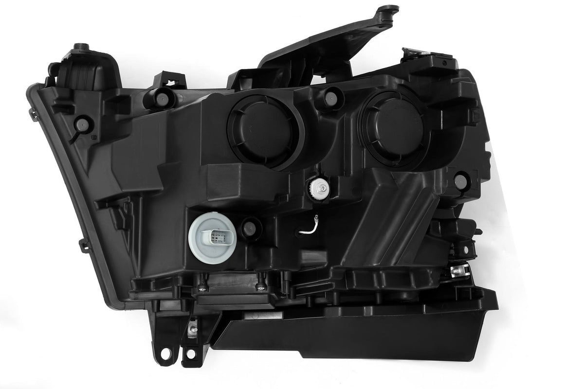 AlphaRex 880514 19-20 Ram 1500 HD PRO-Series Projector Headlight Plank Styl Chrome with Activation Light/Sequential Signal/Plank DRL