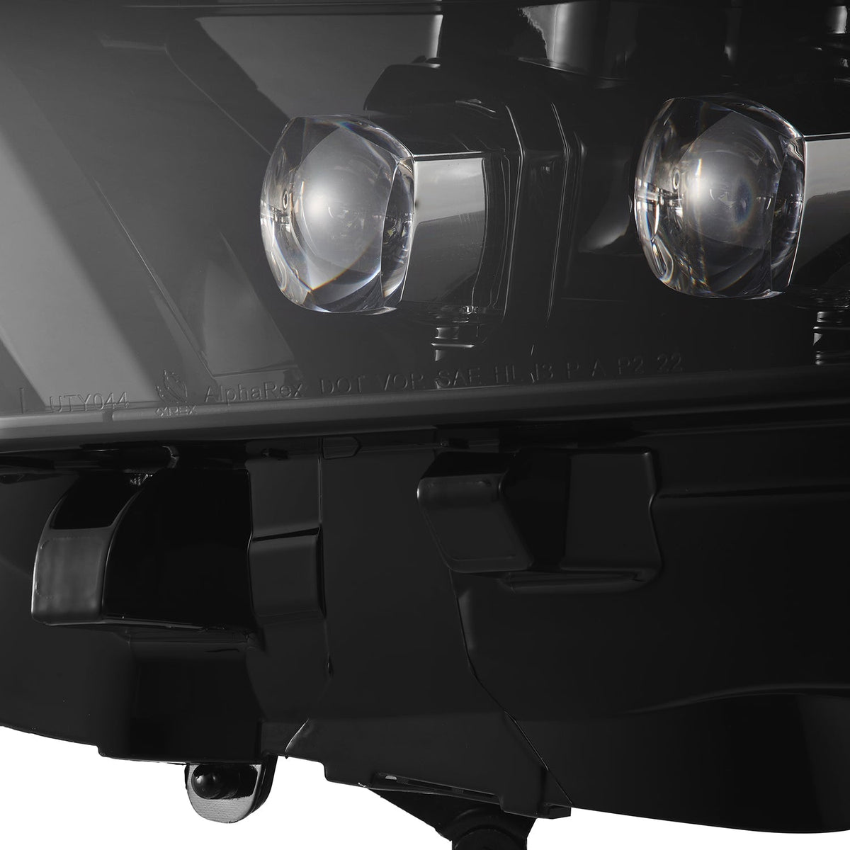 AlphaRex 880869 19-23 Toyota RAV4 (High Trim) NOVA LED Projector Headlights Alpha-Black