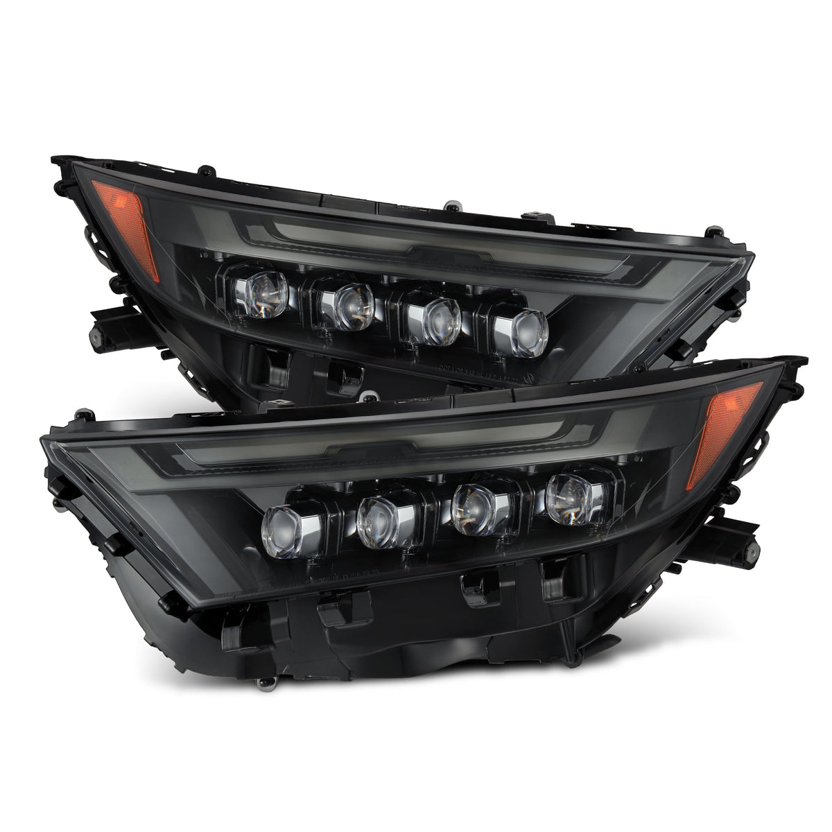 AlphaRex 880869 19-23 Toyota RAV4 (High Trim) NOVA LED Projector Headlights Alpha-Black