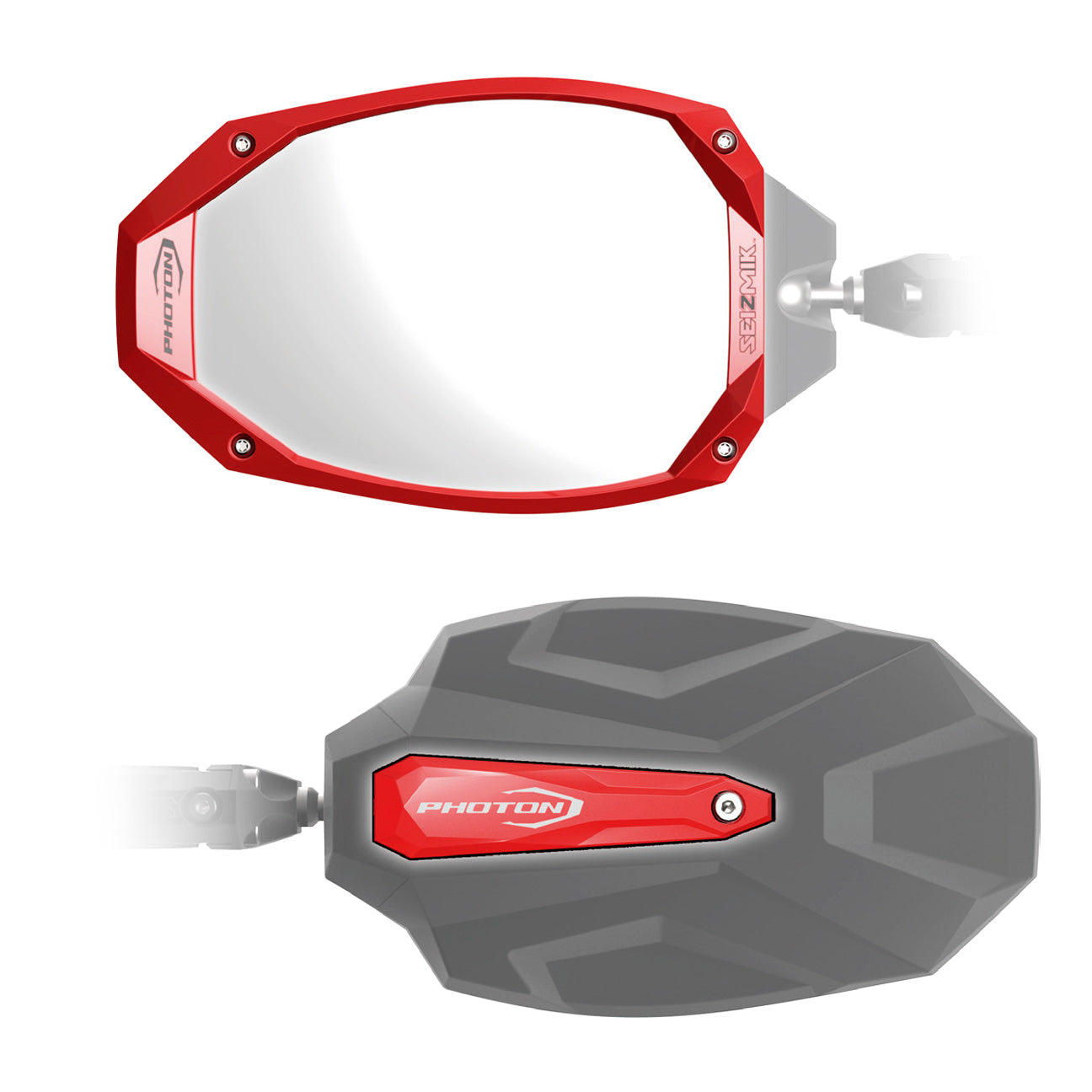 Seizmik 13+ Can/CFM/JD/Pol Photon Sideview Mirror - Pro-fit Clamp Pair 18109