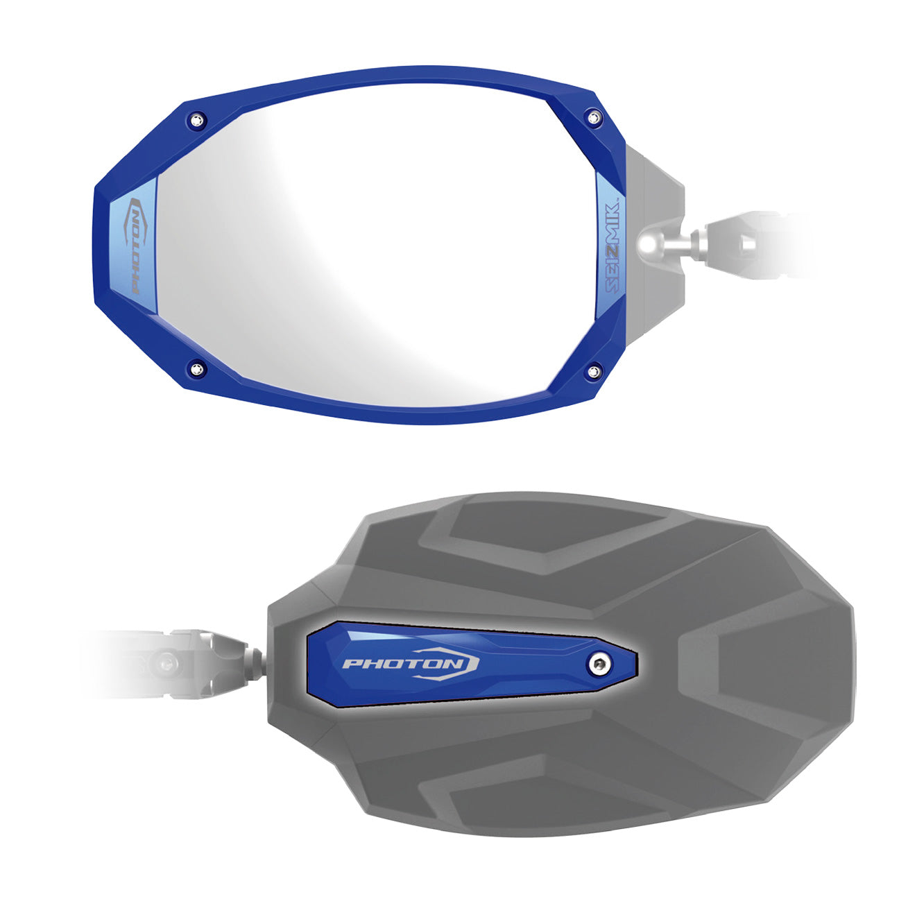 Seizmik 13+ Can/CFM/JD/Pol Photon Sideview Mirror - Pro-fit Clamp Pair 18109