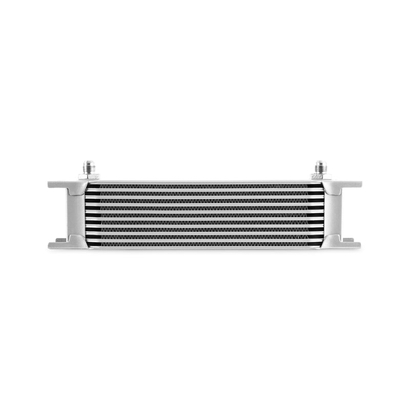 Mishimoto Universal -6AN 10 Row Oil Cooler - Silver - #MMOC-10-6SL