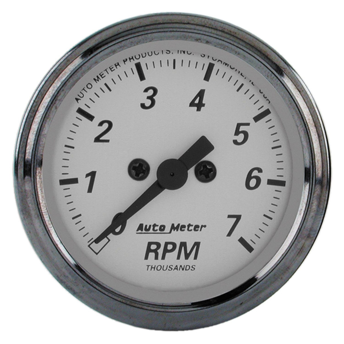 AutoMeter 1994 American Platinum 2-1/16in 7K RPM In-Dash Tachometer Gauge