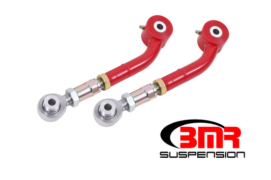 BMR 08-23 Challenger Upper Trailing Arms w/ On-Car Adj. Poly/Rod Ends - Red
